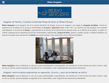 Tablet Screenshot of bilbaoabogados.es